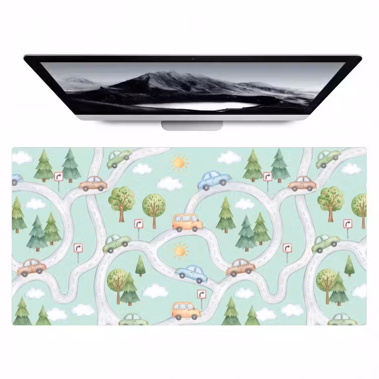 Bureau onderlegger - Auto - Weg - Patroon — 1