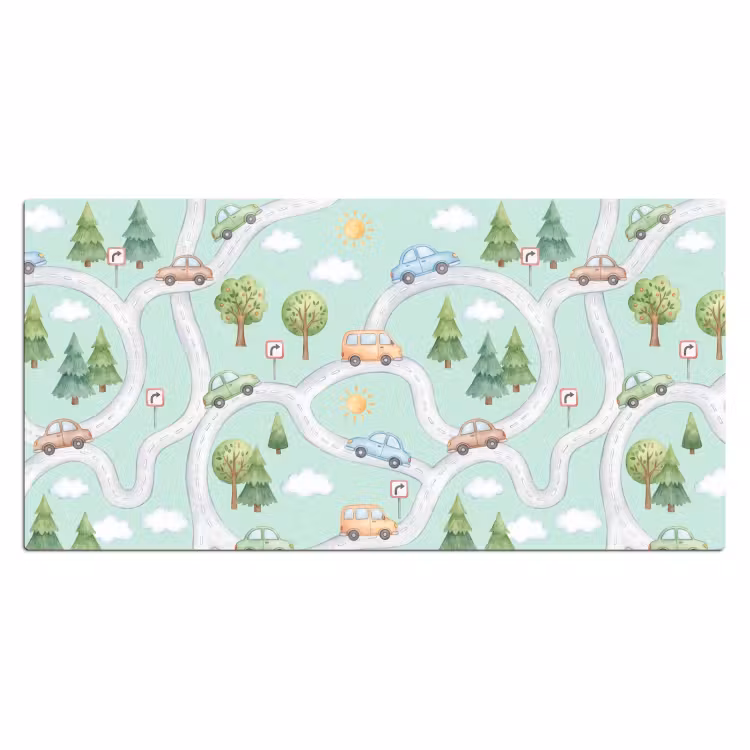 Bureau onderlegger - Auto - Weg - Patroon — 2