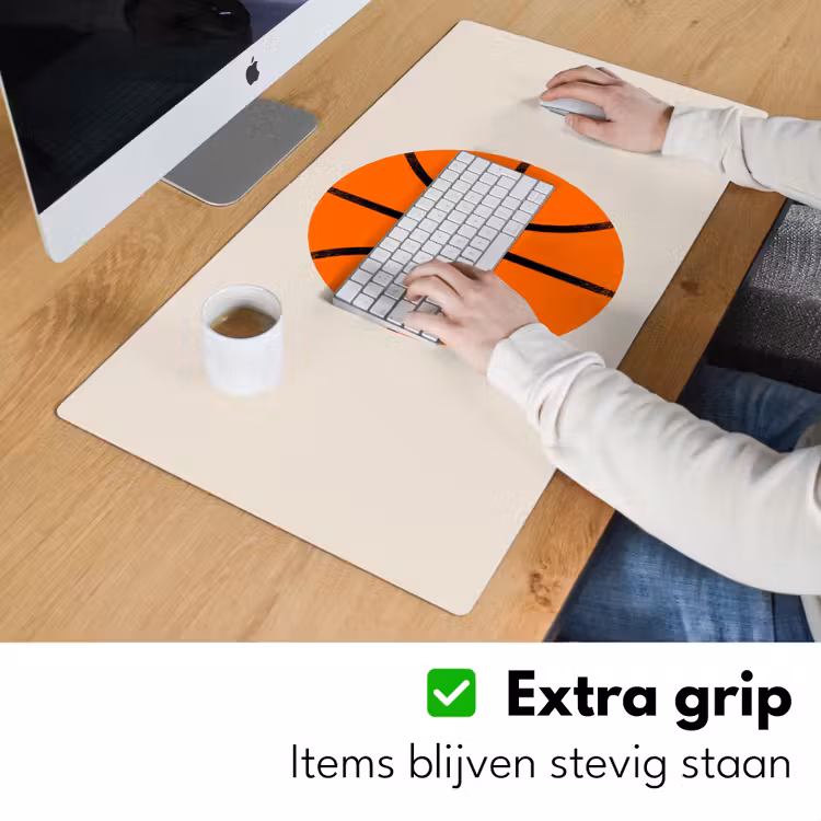 Bureau onderlegger - Basketbal - Bal - Sport - Illustratie - Oranje — 6