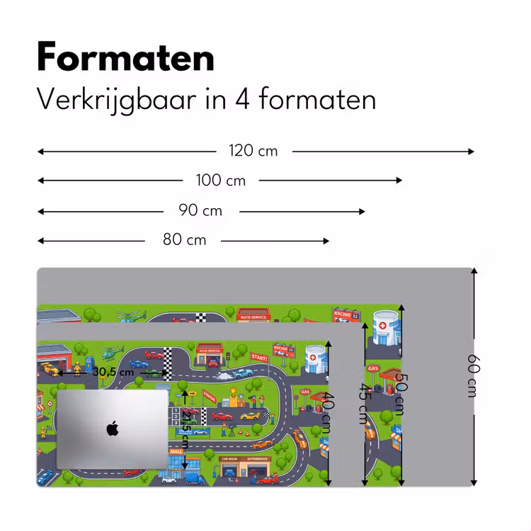 Bureau onderlegger - Circuit - Auto - Cartoon — 8