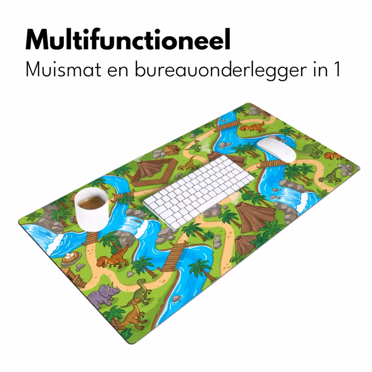 Bureau onderlegger - Dinosaurus - Landschap - Cartoon — 7