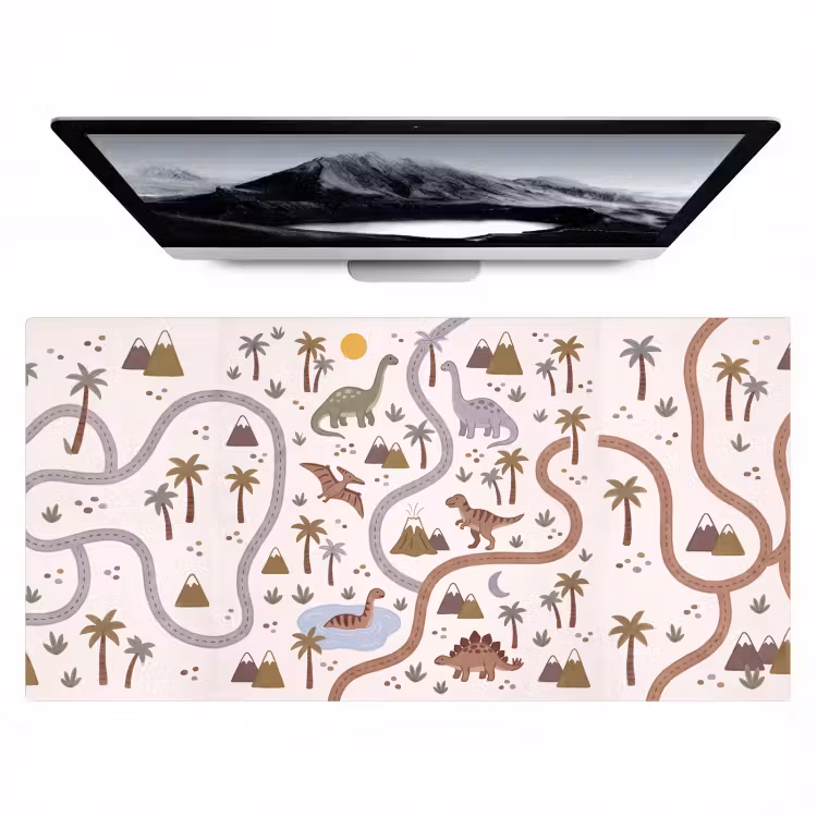 Bureau onderlegger - Dinosaurus - Natuur - Speels — 1