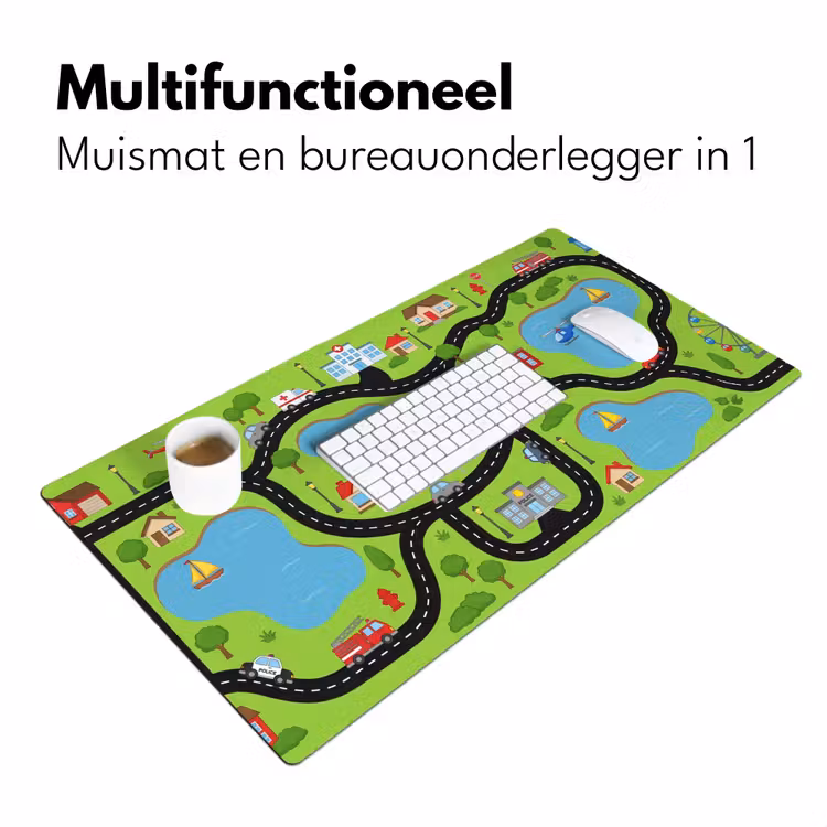 Bureau onderlegger - Dorp - Wegen - Cartoon — 7