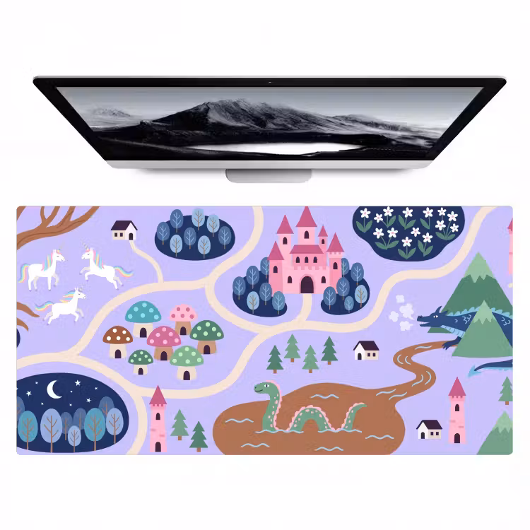 Bureau onderlegger - Eenhoorn - Fantasie - Dieren — 1