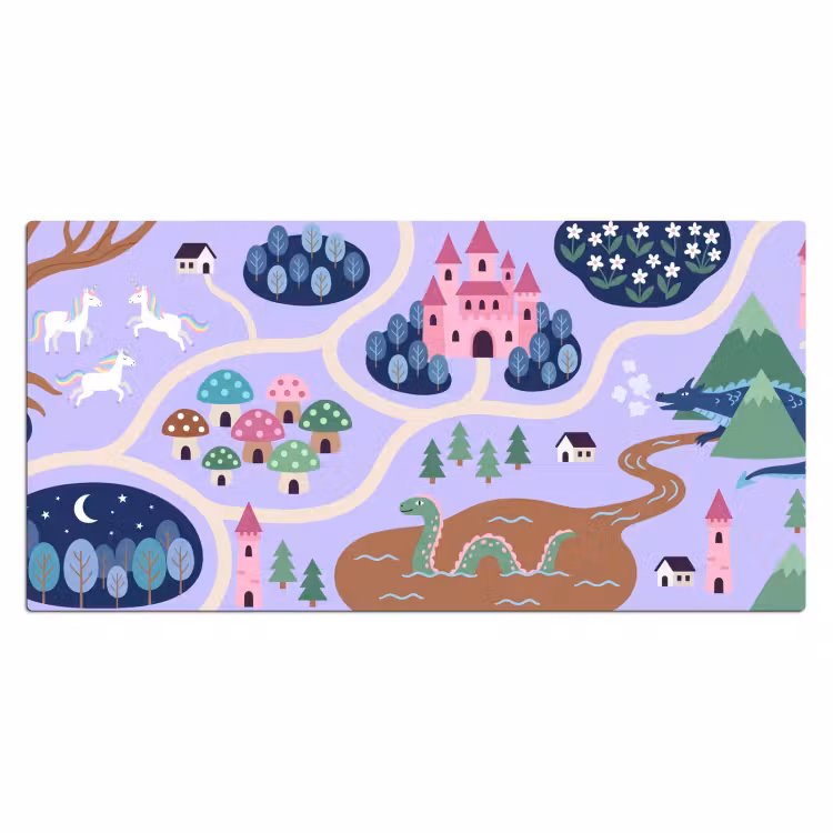 Bureau onderlegger - Eenhoorn - Fantasie - Dieren — 2