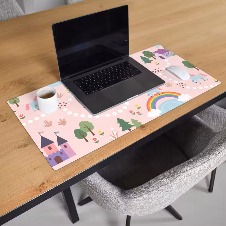 Bureau onderlegger - Eenhoorn - Kasteel - Fantasy — 3