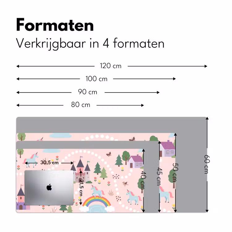 Bureau onderlegger - Eenhoorn - Kasteel - Fantasy — 8