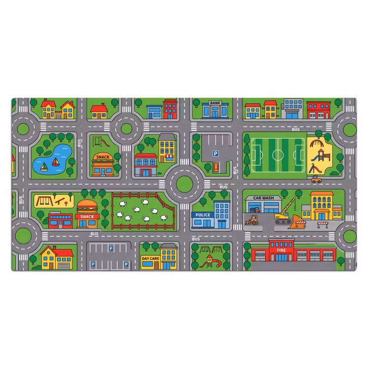 Bureau onderlegger - Gebouwen - Straten - Kinderlijk — 2