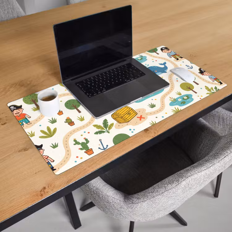 Bureau onderlegger - Kaart - Piraat - Avontuur — 3