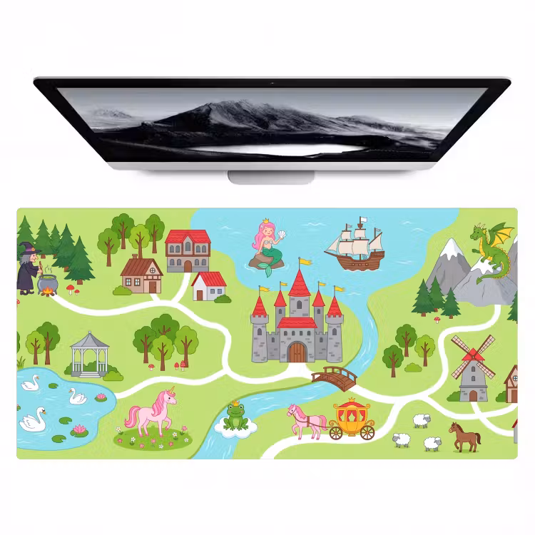Bureau onderlegger - Kasteel - Fantasie - Cartoon — 1