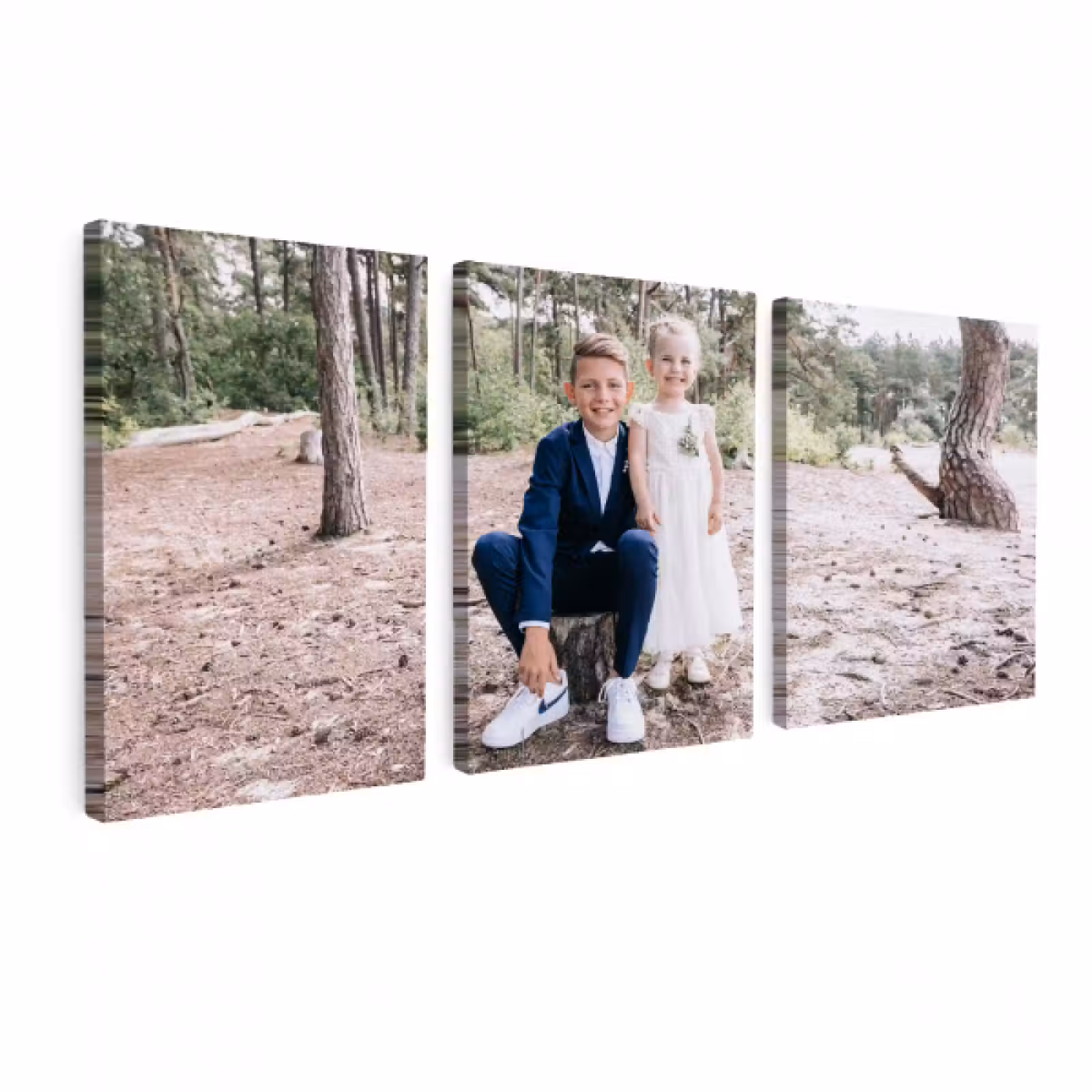 Canvas drieluik - 90x40 cm — 1