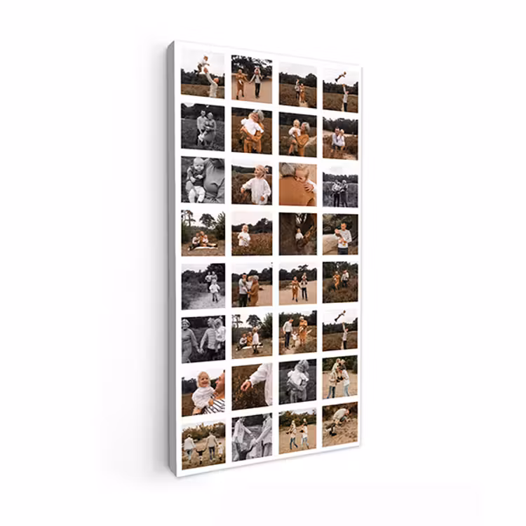 Canvas collage - Staand - 32 foto's — 1