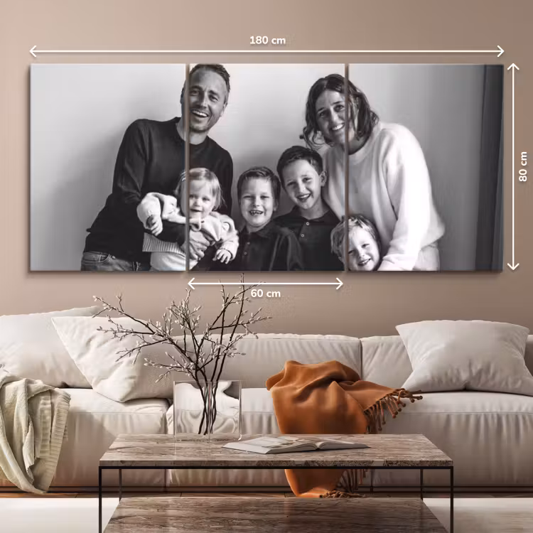 Canvas drieluik - 180x80 cm — 2