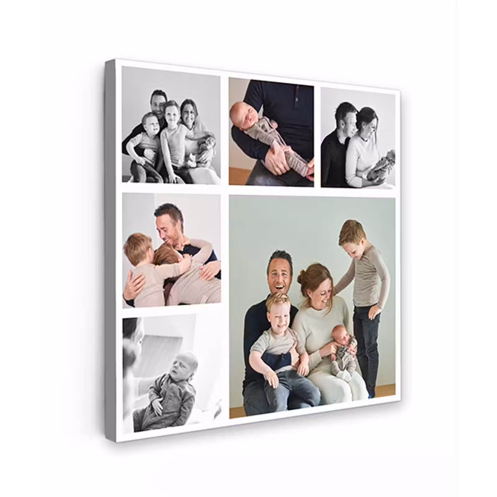 Canvas collage - Vierkant - 6 foto's — 1