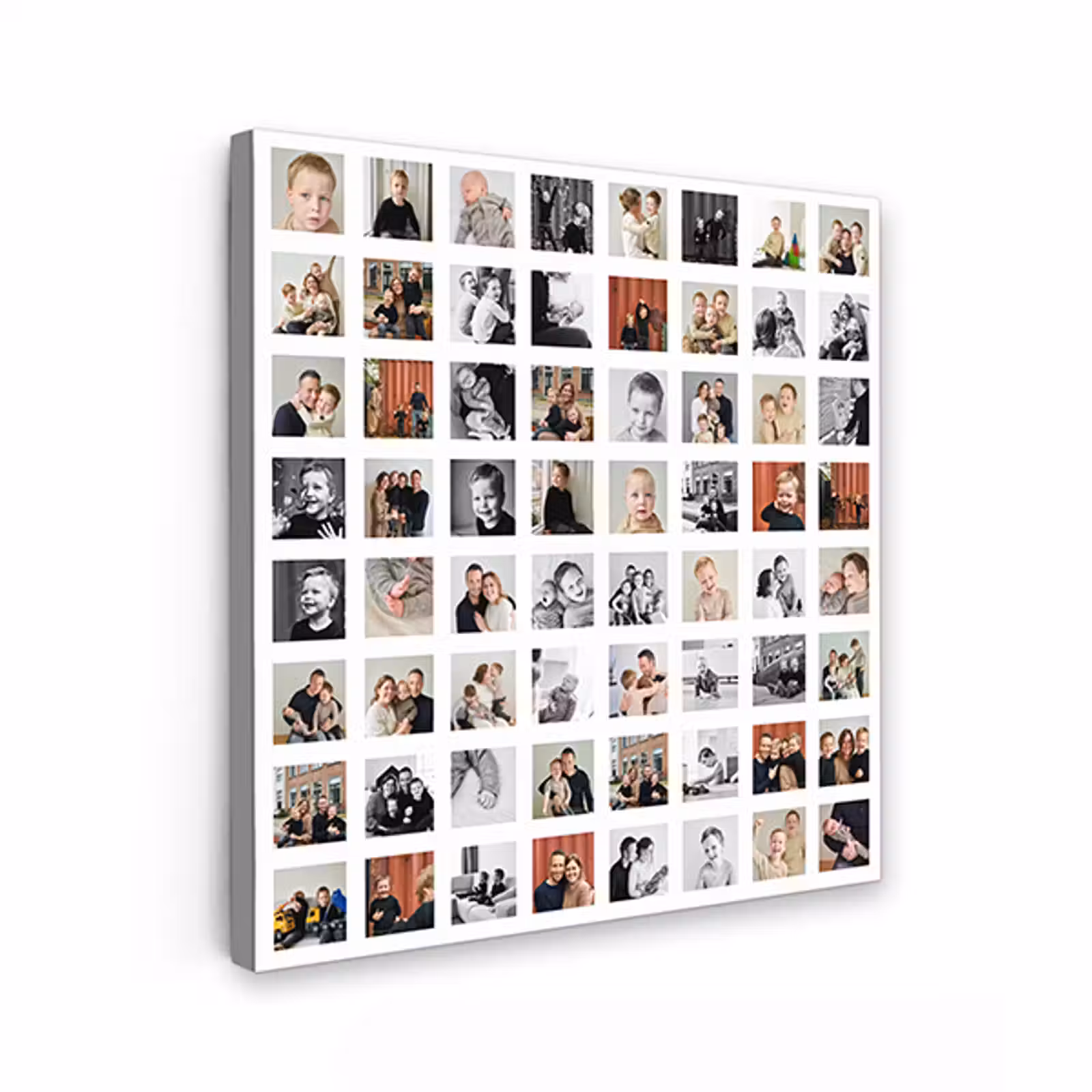 Canvas collage - Vierkant - 64 foto's — 1