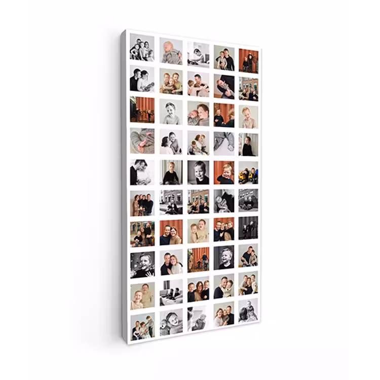 Canvas collage - Staand - 50 foto's — 1