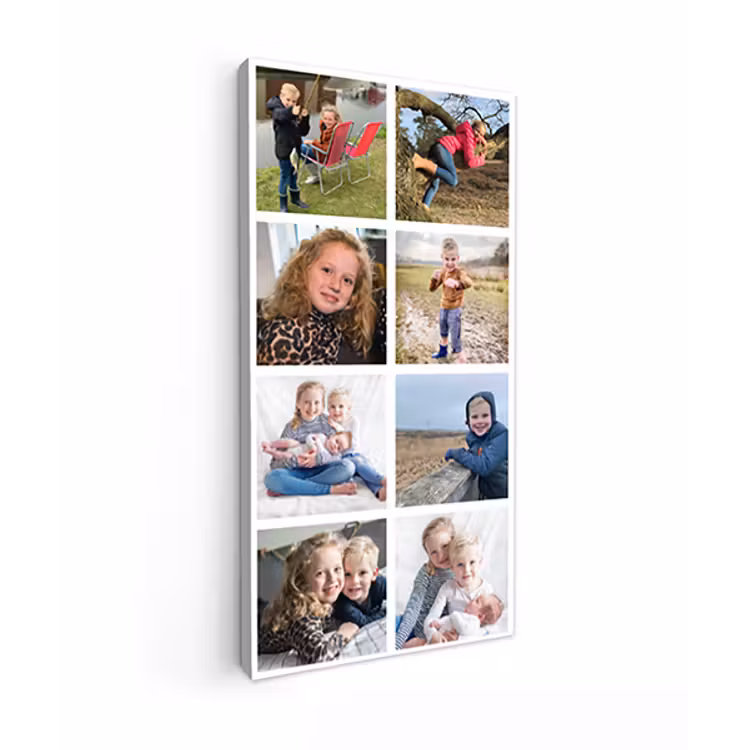 Canvas collage - Staand - 8 foto's — 1