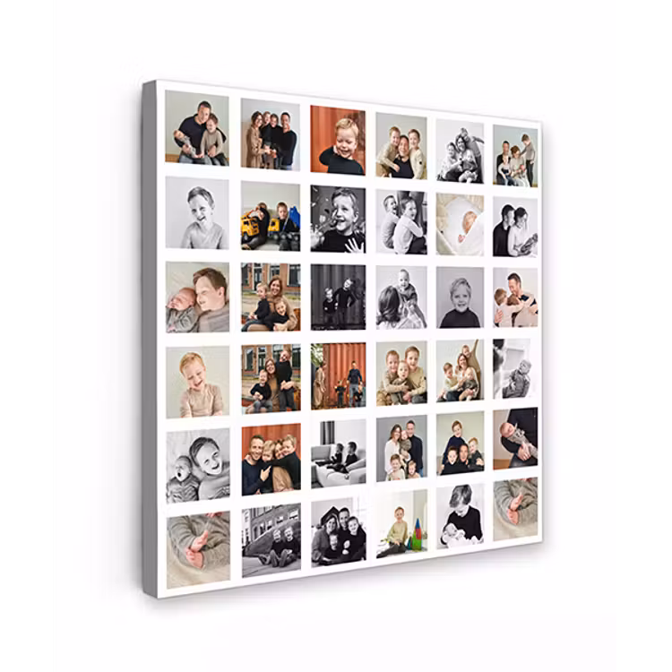 Canvas collage - Vierkant - 36 foto's — 1