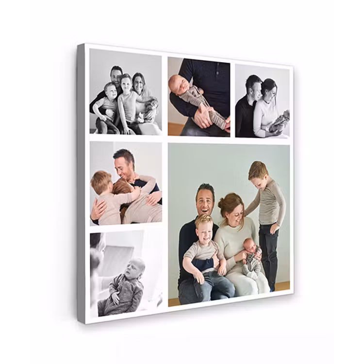 Canvas collage - Vierkant - 6 foto's — 1