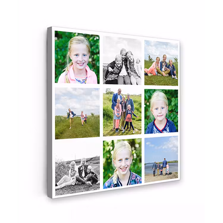Canvas collage - Vierkant - 9 foto's — 1