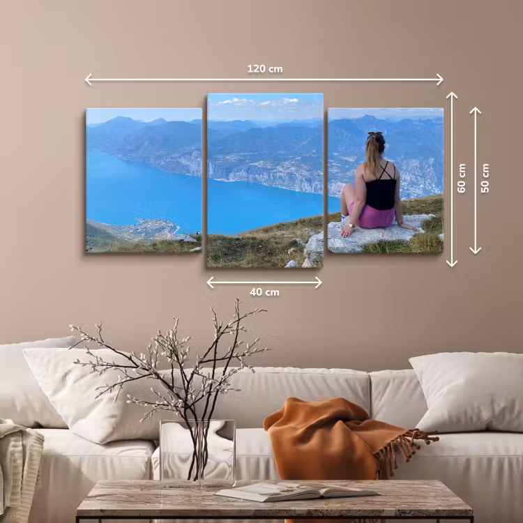 Canvas drieluik - 120x60 cm — 2