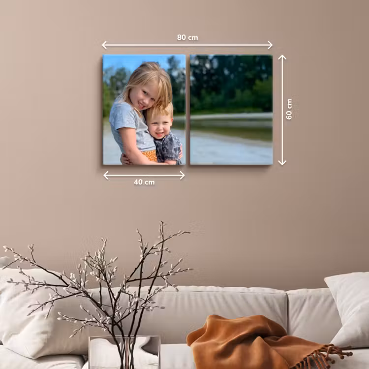 Canvas meerluik - 80x60 cm — 2
