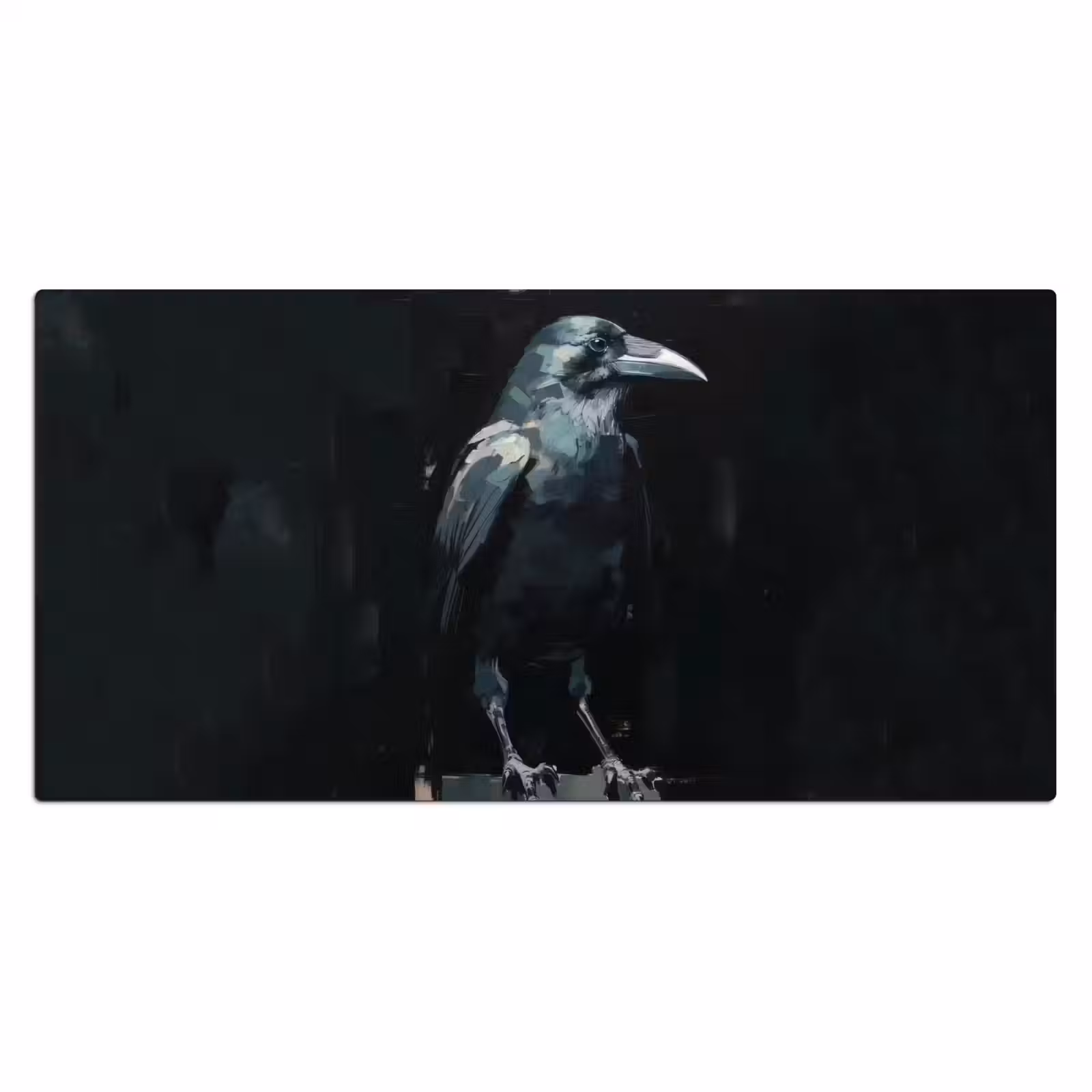 Bureau onderlegger - Raaf - Vogels - Zwart — 1
