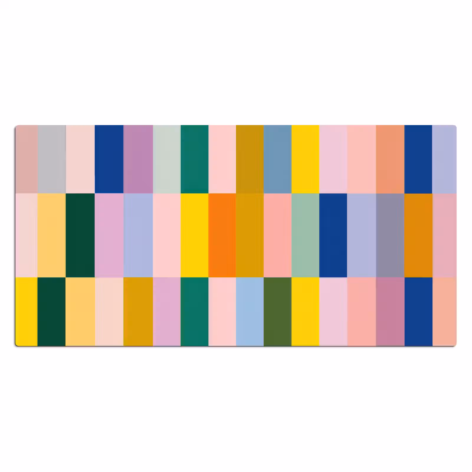 Bureau onderlegger - Stroken - Blauw - Patroon - Abstract — 1