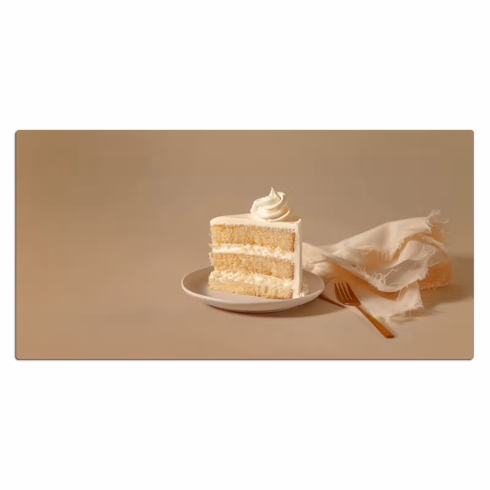 Bureau onderlegger - Vanilletaart - Cake - Romig — 1