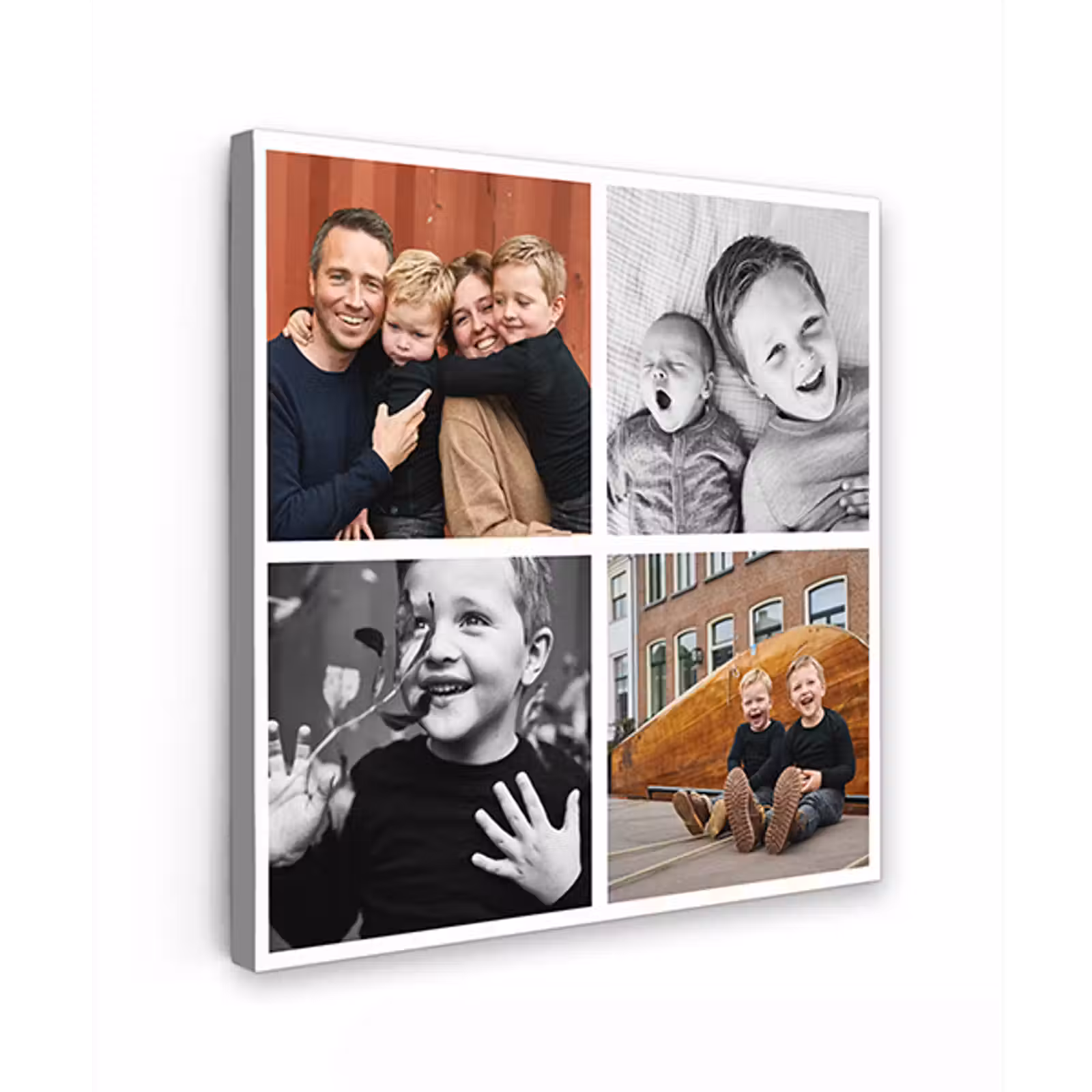 Canvas collage - Vierkant - 4 foto's — 1