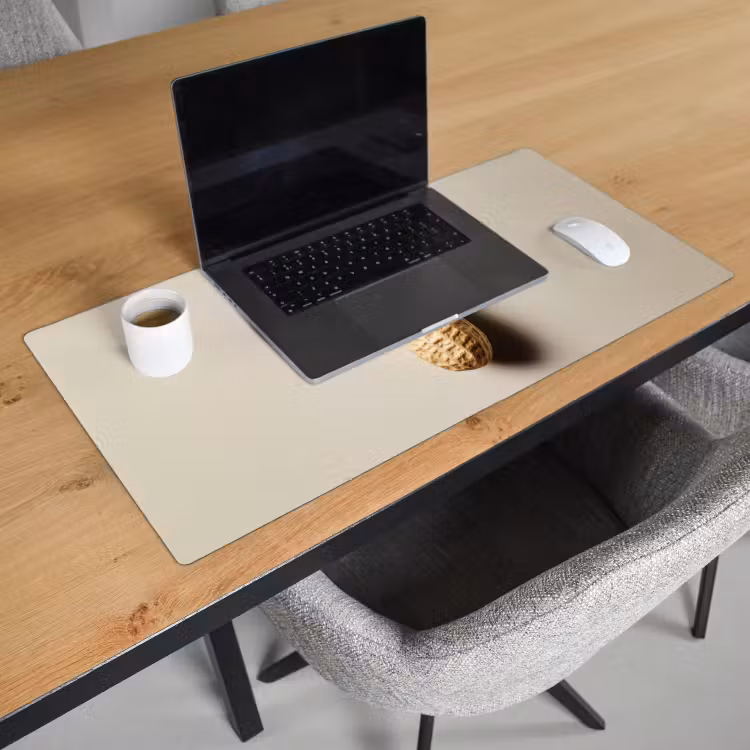 Bureau onderlegger - Pinda - Ruw - Beige — 2