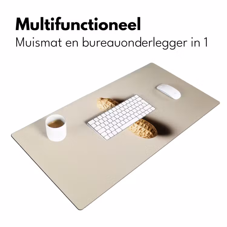 Bureau onderlegger - Pinda - Ruw - Beige — 6