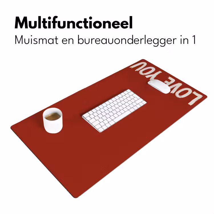Bureau onderlegger - Schuin - Loveyou - Rood — 6