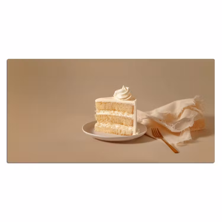 Bureau onderlegger - Vanilletaart - Cake - Romig — 1
