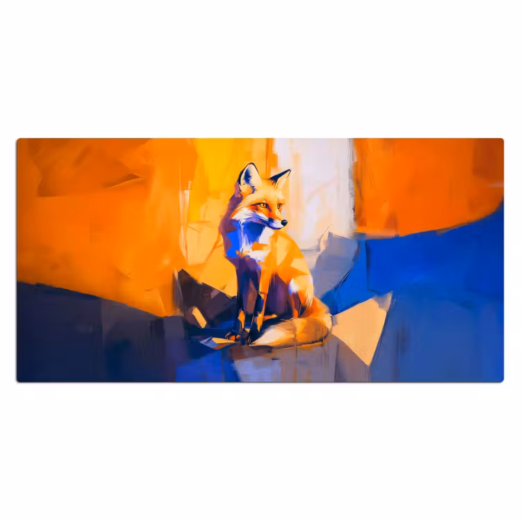 Bureau onderlegger - Vos - Oranje - Vormen - Abstract — 1