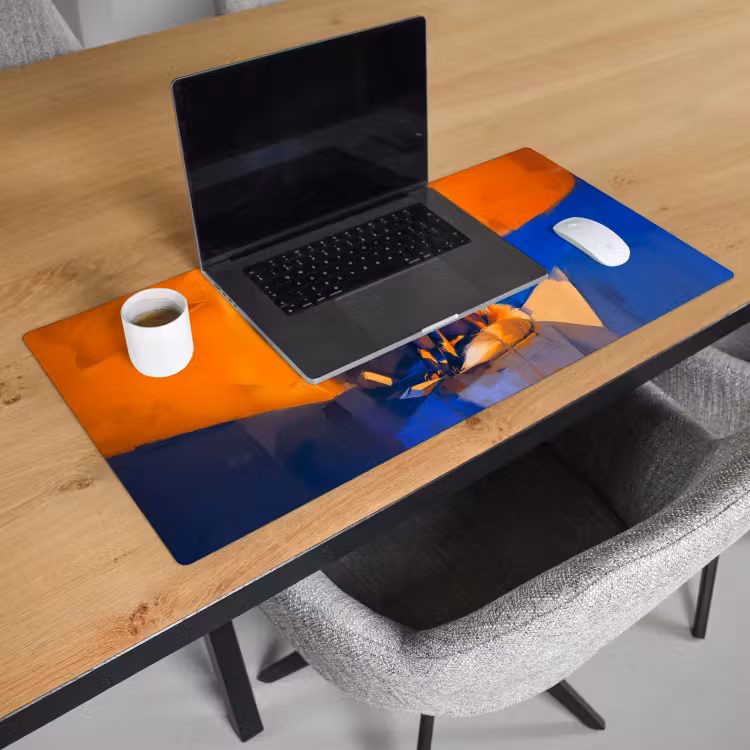 Bureau onderlegger - Vos - Oranje - Vormen - Abstract — 2