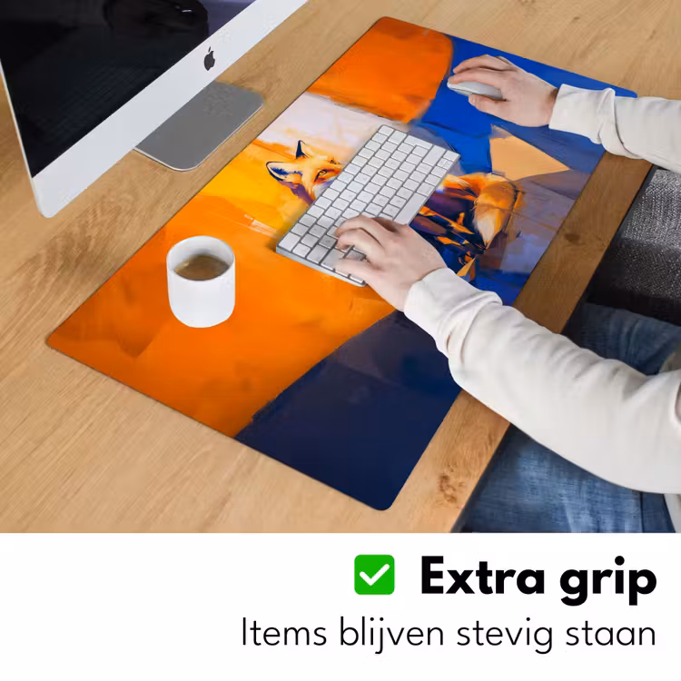 Bureau onderlegger - Vos - Oranje - Vormen - Abstract — 5