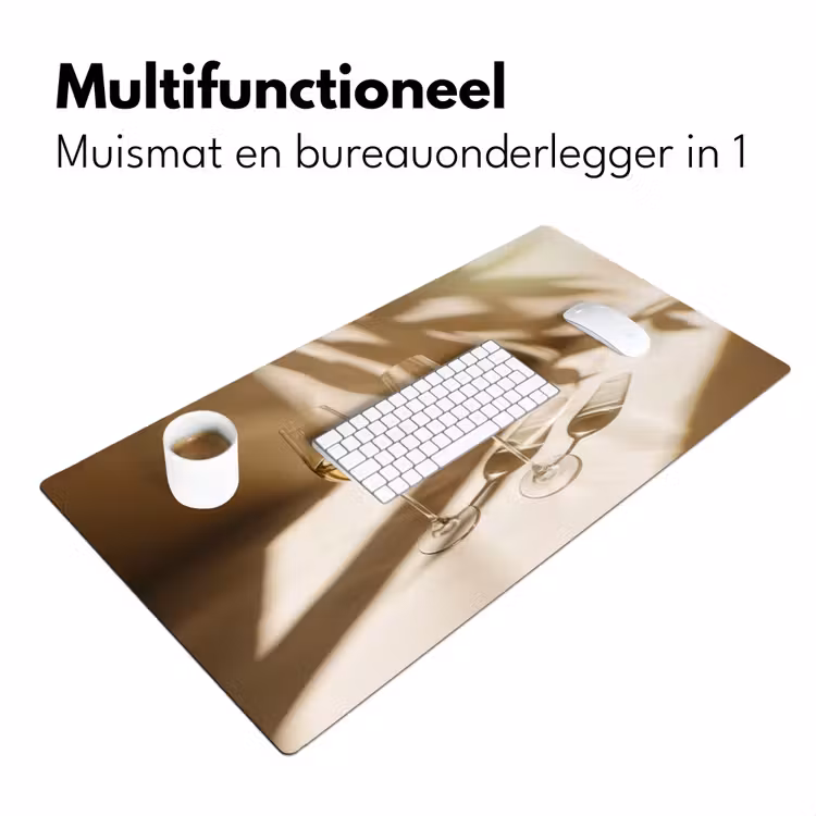 Bureau onderlegger - Wijn - Wijnglazen - Wit — 6