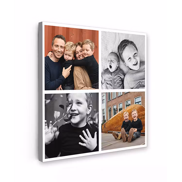 Canvas collage - Vierkant - 4 foto's — 1