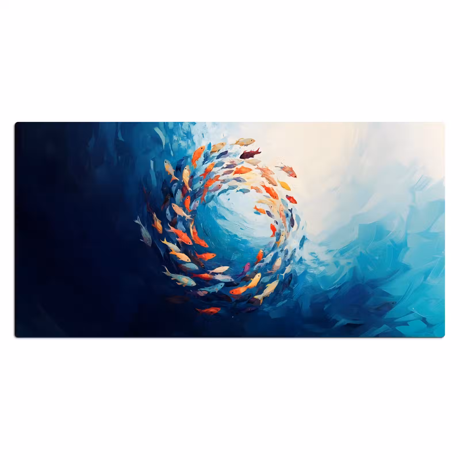Bureau onderlegger - Zee - Vissen - Kleurrijk - Dynamisch — 1