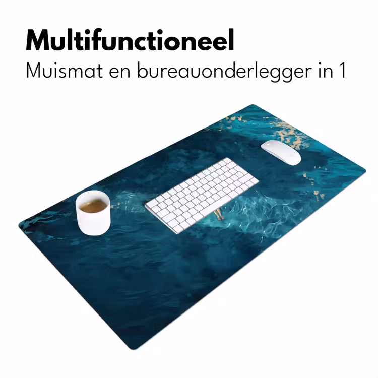 Bureau onderlegger - Vrouw - Water - Bikini - Oranje — 6