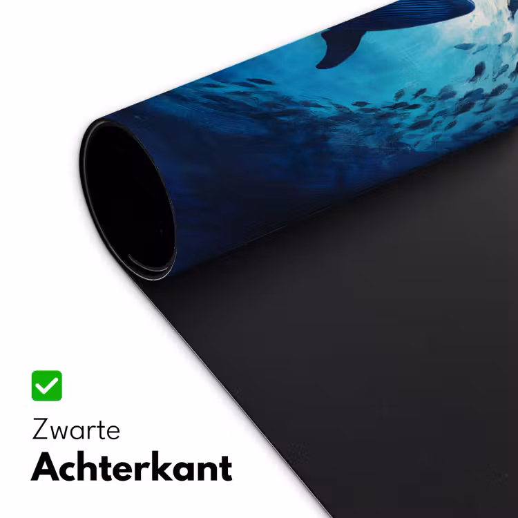 Bureau onderlegger - Walvis - Vissen - Donkerblauw — 4