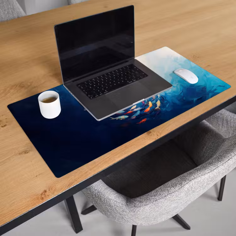 Bureau onderlegger - Zee - Vissen - Kleurrijk - Dynamisch — 2