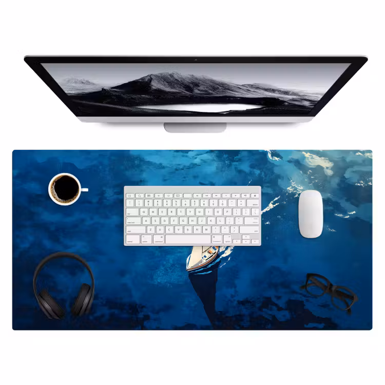 Bureau onderlegger - Zeilboot - Water - Abstract - Schaduw — 3