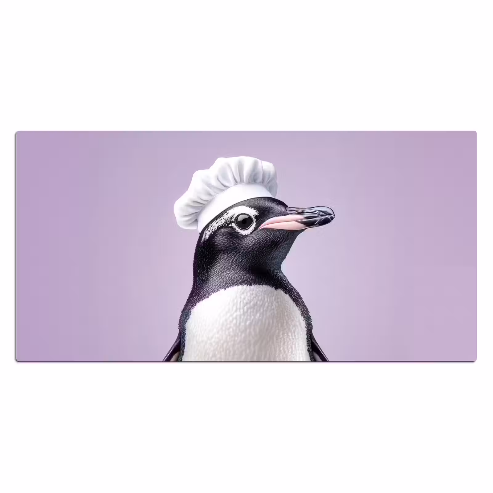Bureau onderlegger - Pinguïn - Koksmuts - Lief - Paars — 1