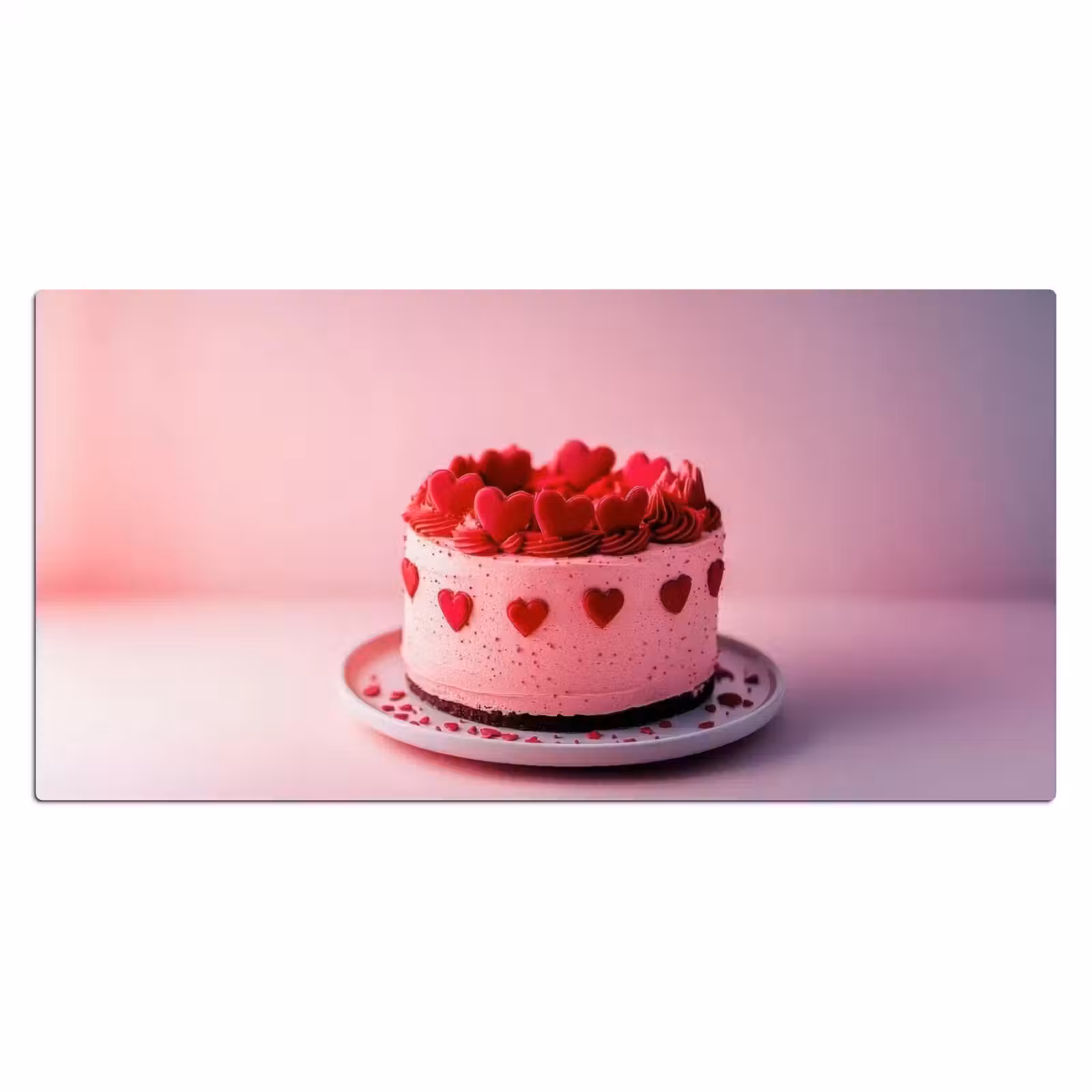 Bureau onderlegger - Taart - Hart - Roze — 1