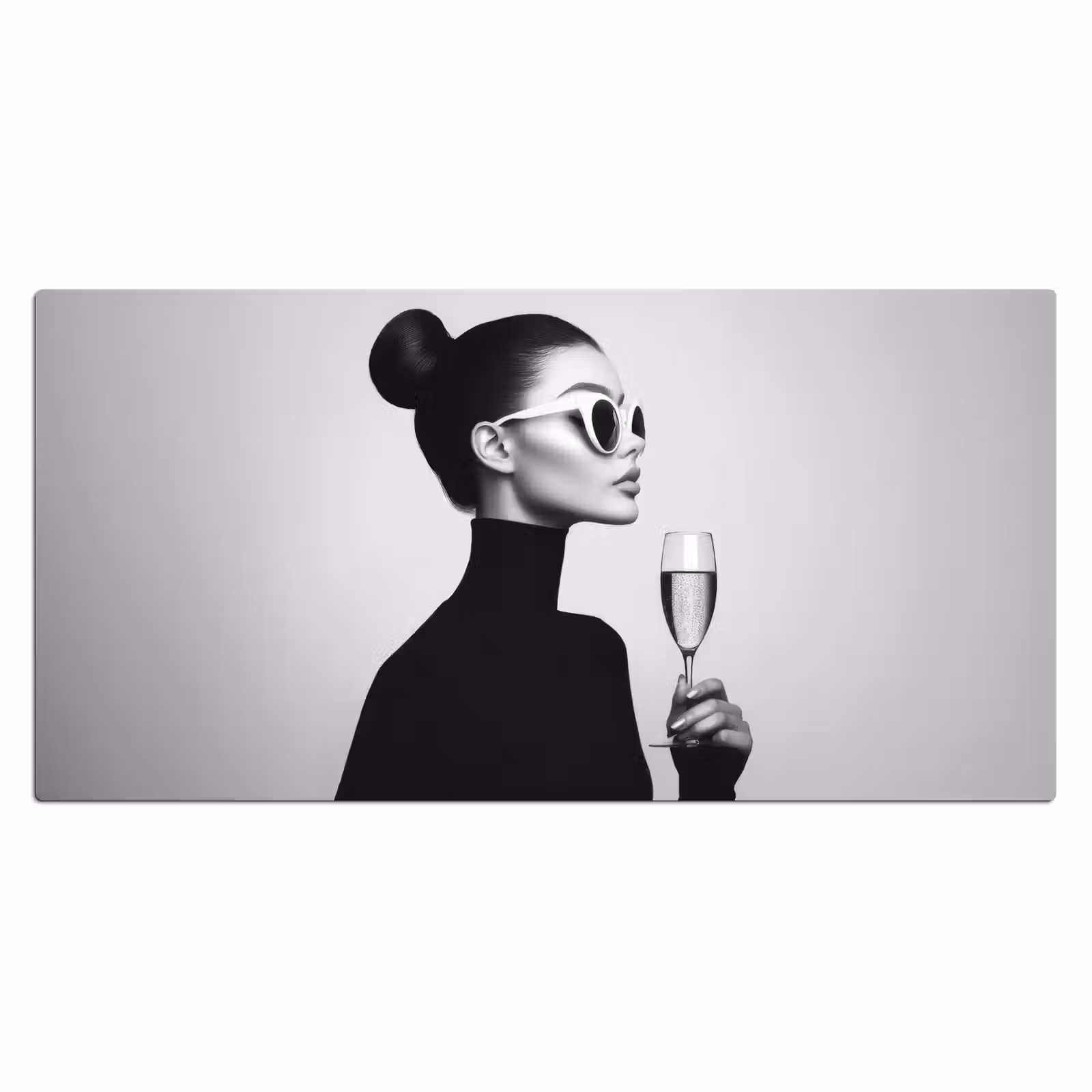 Bureau onderlegger - Vrouw - Champagne - Modern — 1