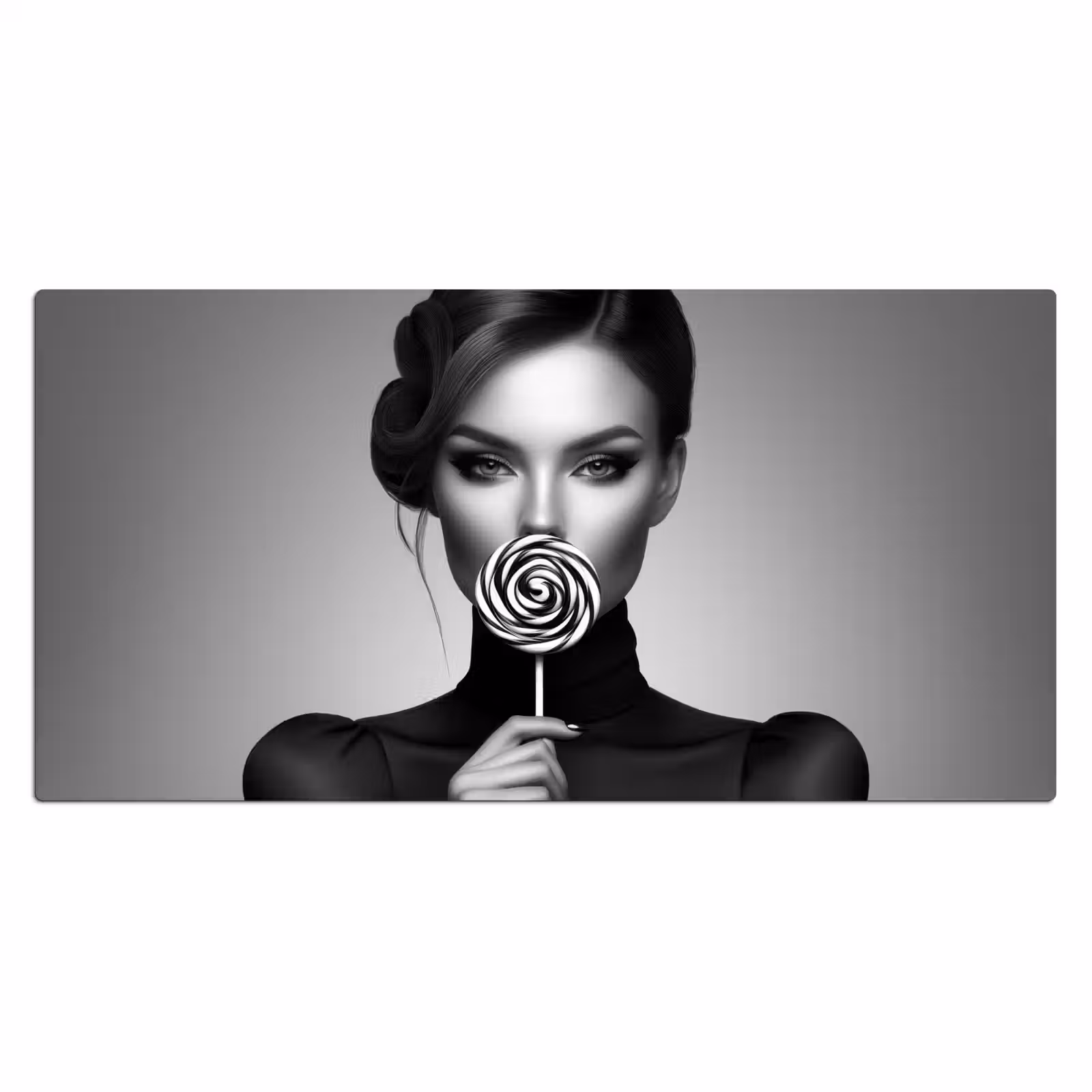 Bureau onderlegger - Vrouw - Lolly - Zwart — 1