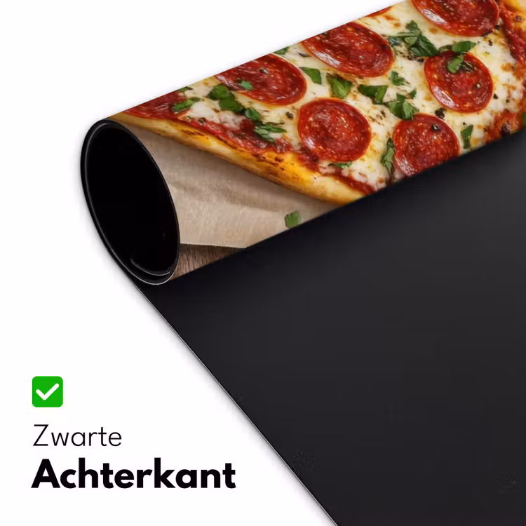 Bureau onderlegger - Pizza - Hart - Pepperoni - Tomaat — 4