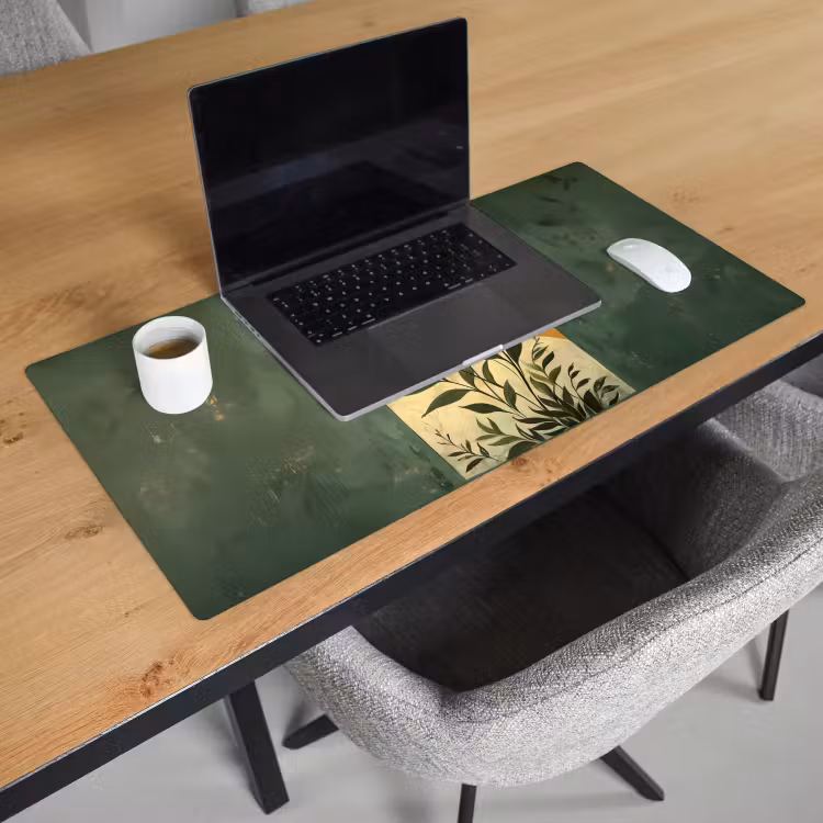 Bureau onderlegger - Plant - Bloemen - Wit — 2
